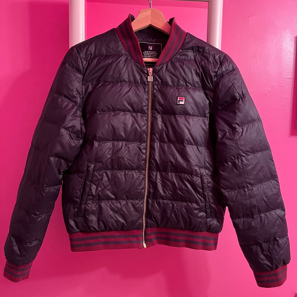 Fila Burgundy and Navy Jacket